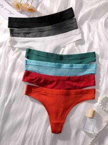 7 gói quần đùi đan gân chắc chắn gợi cảm - Nhiều màu - Xem 3