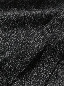 DAZY Elegantes ärmelloses Minikleid mit rundem Ausschnitt, Taillenbindung und gerader Passform für Damen, Sommerkleid, Herbstmode - Schwarz - Übersicht 10