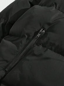 Manfinity VCAY 男士针织休闲宽松长袖开衫，适合秋冬 - 黑色 - 查看 4