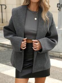 INAWLY Dames Casual Losse Overjas Voor De Herfst