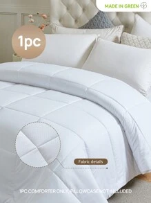 1 pieza Edredón acolchado - Edredón para todas las estaciones, alternativa a la pluma con lazos en las esquinas - Multicolor - Ver 1
