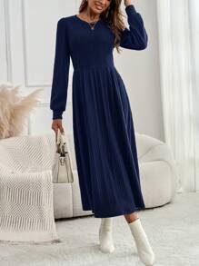EMERY ROSE Women's Mid-Length Dress With Sleeves, Black, Women's Costumes Dress, Fall Women's Dresses, Black Long Sleeve Dress, Fall Clothes, Fall Dresses, Winter Dress, Winter Women's Clothes, Fall Women's Outfits