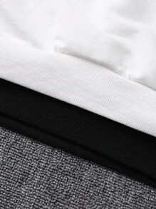 Tween Girls Letter Print Long Sleeve Casual Hoodie Sweatshirt Multi-Piece Set