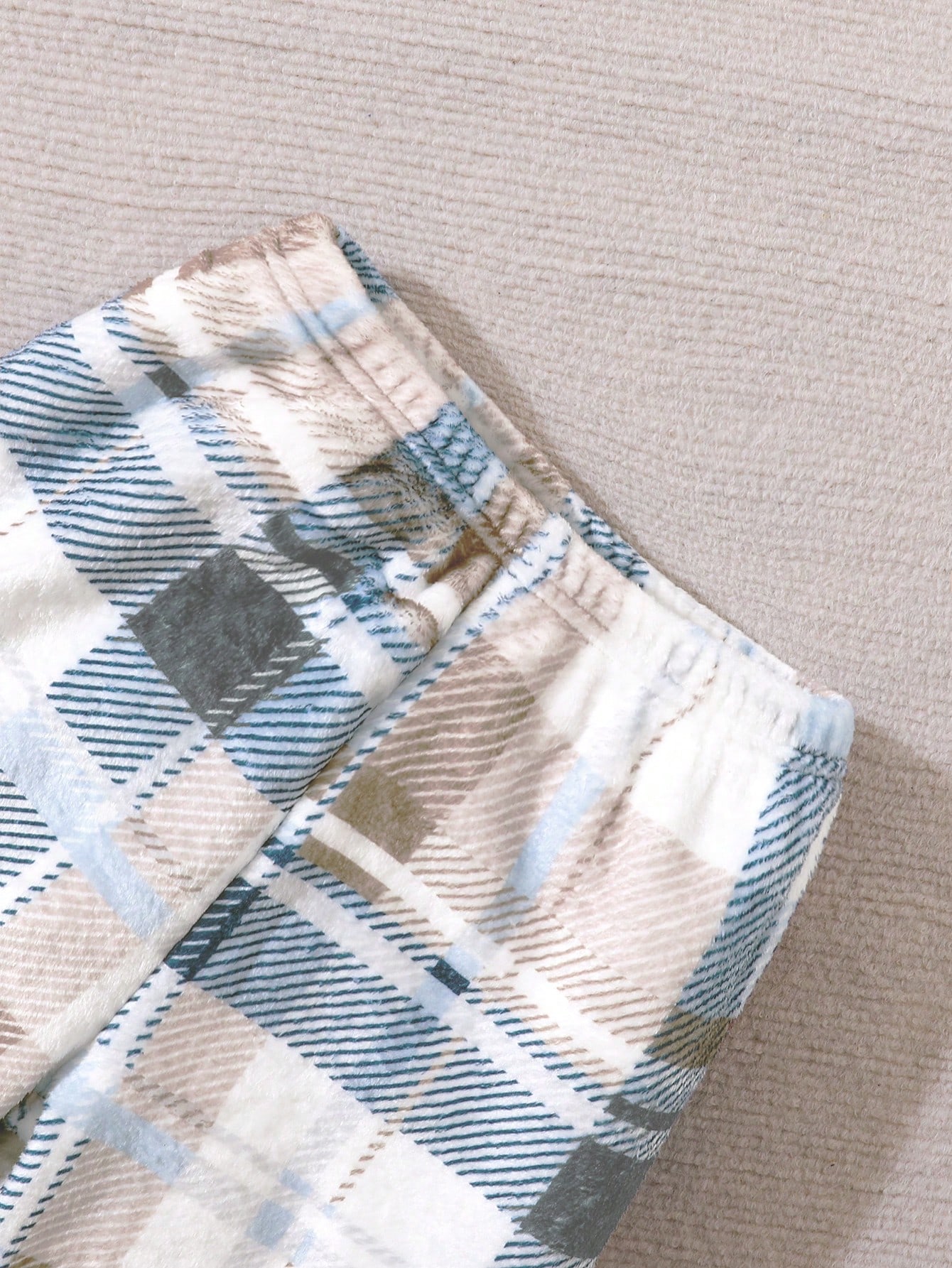 طقم بيجامة طفل ولد محبوب مطبوع عليه صورة دب، أكمام...