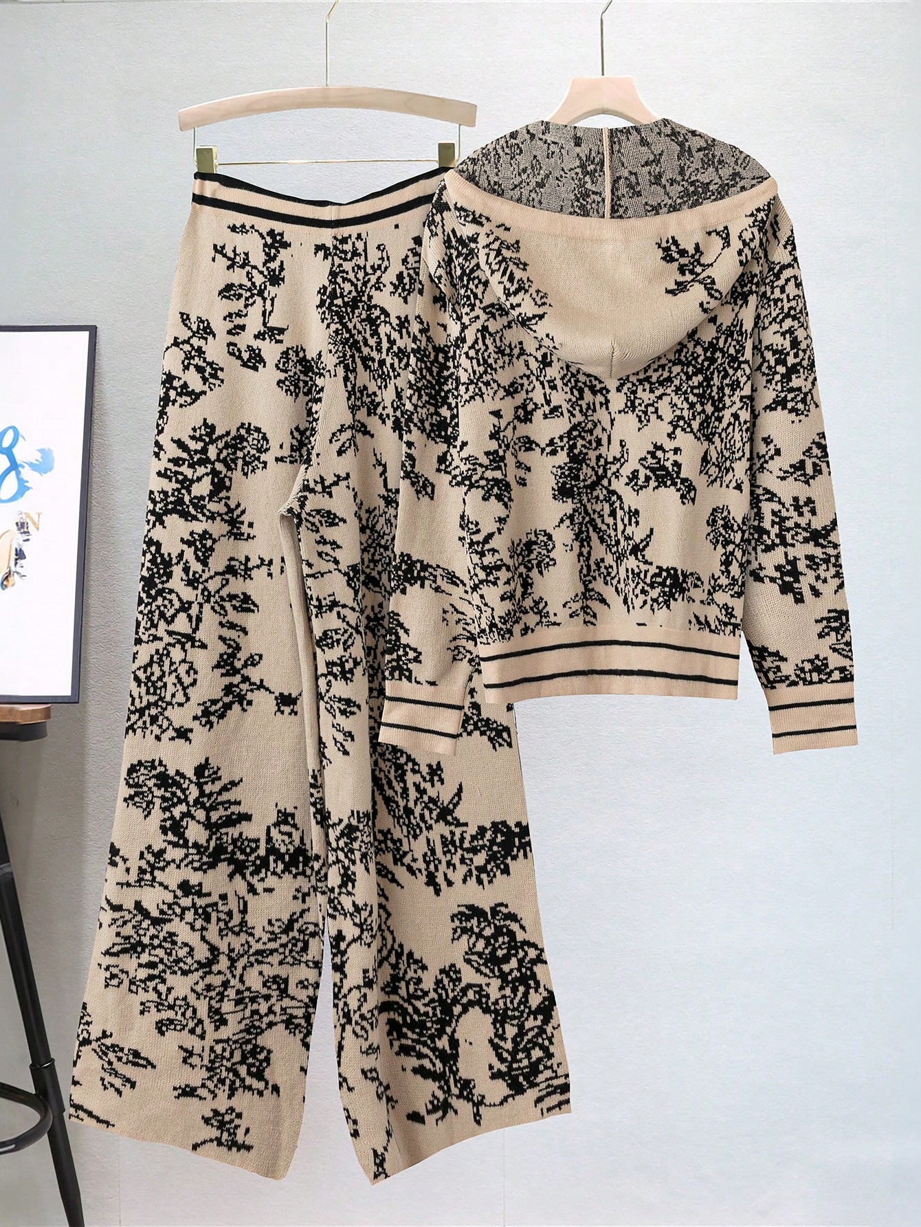 Linhara زوج من مجموعات السترات النسائية ذات الطباع...