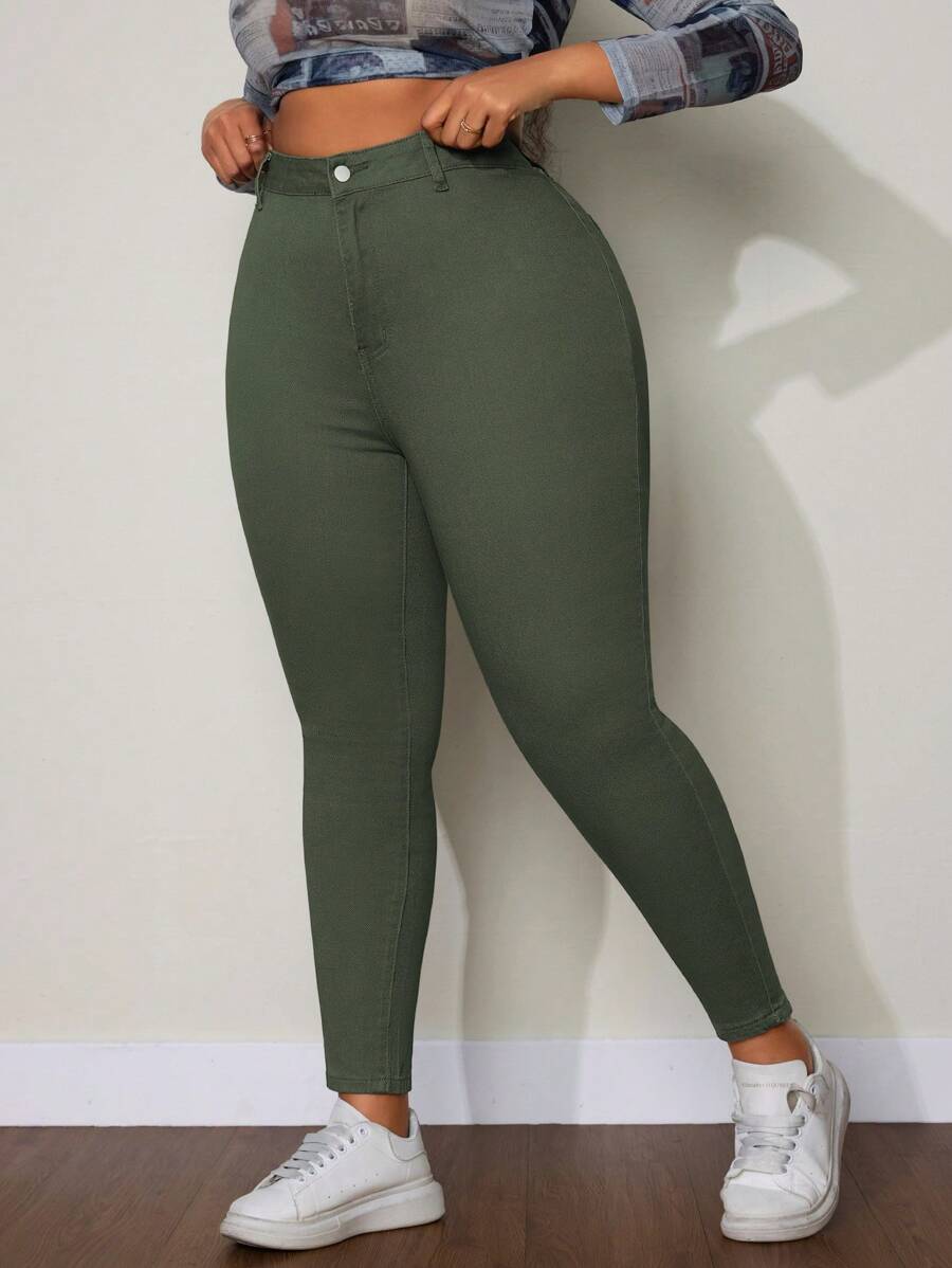 Engsitzende Jeans für Damen in Große Größen, für den täglichen Lässig-Einsatz ideal kombinierbar