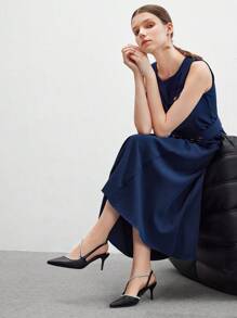 CUCCOO BIZCHIC Women's Elegant High Heel Dress Shoes, Black - Black - View 10