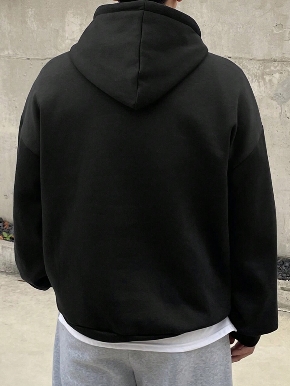 Men Pocket Printed Casual Pullover Hoodie, Everyday Wear