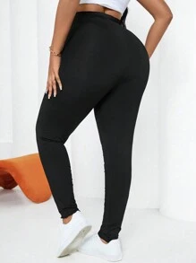 Maweii Plus Size Women Leopard Print High Waist Casual Leggings, Multi-Pack - Multicolor - View 5