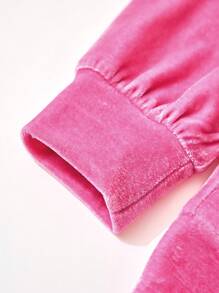 Tween Girl Urban Chic Solid Color Knit Hooded Cardigan Set