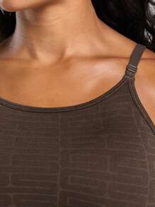 SHEIN Sport Studio Women Plus Size Solid Color Seamless Workout Set