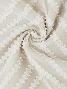 SHEIN Clasi Salopetă de damă cu mâneci lungi și decolteu în V, mărime mare, toamnă