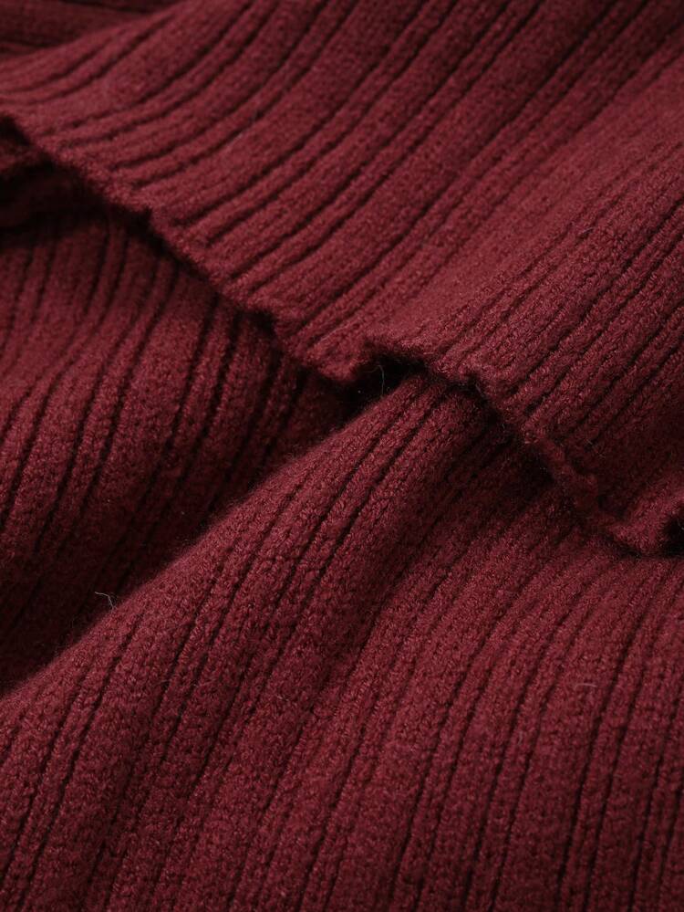 Women Plain Loose Off-Shoulder Long Sleeve Casual Cropped Sweater ,New Year Eve Off Shoulder Sweater,Fall Clothes Christmas