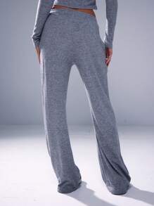 Musera Sport Quần thể thao ống rộng cạp chun, tập Padel, tennis, bóng ném, tập gym thể hình - Xám - Xem 4