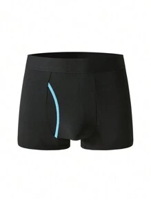 5pcs Men Contrast Piping Comfortable Briefs Set - Multicolor - View 3