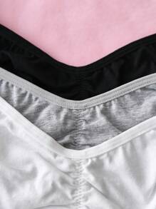 Set de 3 prendas íntimas cómodas y minimalistas para adolescentes
