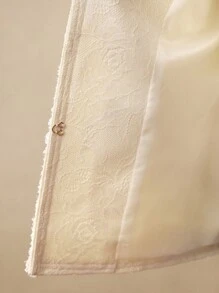 MOTF PREMIUM JACQUARD CONTRAST TAPE TRIM PATCH POCKET JACKET - White - View 9