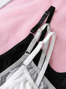 Set de 3 prendas íntimas cómodas y minimalistas para adolescentes