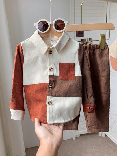 Camicia In Velluto A Coste Per Bambini - Giacca Relaxed Fit Per Ragazzi 5-12 Anni