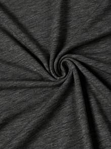 Chiquease 女士休闲日常圣诞帽印花圆领短袖T恤图案T恤女式上衣 - 深灰色 - 查看 5