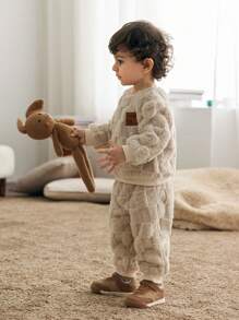 Toddler Retro Casual Sneakers, Soft Sole, Warm Lining, Thick Sole, Autumn Winter