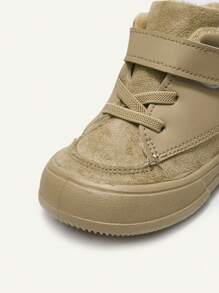 Cozy Pixies 1 双男女通用儿童驼色时尚、简约设计、舒适休闲运动鞋，适合秋冬季日常穿着和运动 - 駝色 - 查看 9