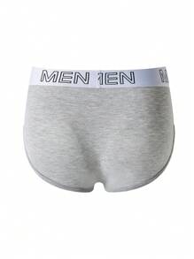 Men's 3-Pack Comfortable Soft Letter Webbing Briefs - Multicolor - View 2