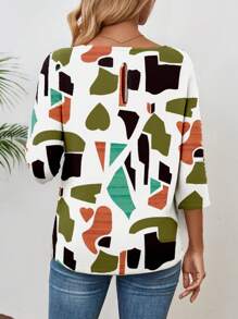 EMERY ROSE Women's Crew Neck Basic Shirt, Teacher Fall Outfits, Work Clothes