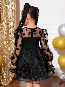 Discoball Vestito Da Principessa Per Ragazze, Con Fiocco In Tulle