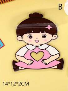 SHEIN 1set 20pcs Cute Cartoon Jewelry & Small Item Storage Pouches, Pin Badges, Snack Self-Sealing Bags