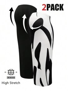 SHEIN 孕妇可调节腰围纯色裙子