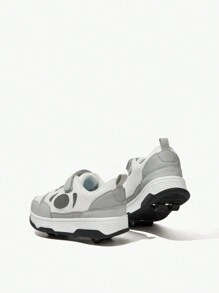 JNSQ Modische, vielseitige 4-Rad Lässig Abnehmbarer Ultraleicht Rollenschuh für Kinder, ideal für die Schulanfang