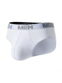 Men's 3-Pack Comfortable Soft Letter Webbing Briefs - Multicolor - View 3