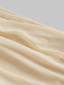 SHEIN MOD Bộ 2 chiếc nơ xoắn ngọt ngào cổ điển cỡ lớn trang trí xếp nếp - Màu be - Xem 4