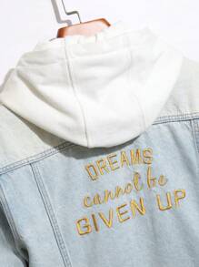 Manfinity Homme Men's Casual Simple Washed Denim Jacket For Autumn