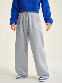 Comfortable Loose Fit Baggy Sweatpants For Teenage Boys - Grey - View 4