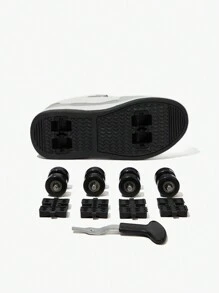 JNSQ Modische, vielseitige 4-Rad Lässig Abnehmbarer Ultraleicht Rollenschuh für Kinder, ideal für die Schulanfang