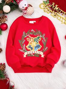 HARRY POTTER X SHEIN Moletons para meninas, para presente de Natal