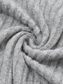 DAZY Women's Solid Color Turtleneck Long Sleeve Fitted Ribbed T-Shirt, Autumn,Fall Women Clothes - Grey - View 8