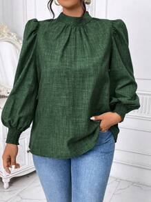 Celure Chemise à manches longues casual grande taille, convenant pour le port quotidien en été