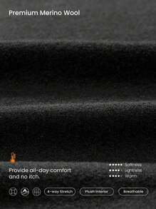 GLOWMODE Merino Wool TENCEL™ Slim Long-Sleeve Everyday Tee - Black - View 10