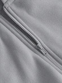 SHEIN Girlism 2pcs Teen Girls All-Match Versatile Casual Collegiate Varsity Jacket And Mini Skirt Set