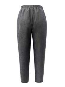 Dames herfst/winter dikke ribfluwelen legging