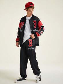 2 pièces Ensemble sweats à capuche et pantalons de survêtement casual, à la mode et confortables pour adolescents garçons