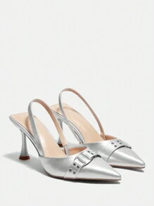 Cuccoo CUCCOO GRLICON Women's Y2K Punk Style High Heel Pumps, Suitable For Motorcycle, Cool Girl, Halloween, Christmas, Party Outfits