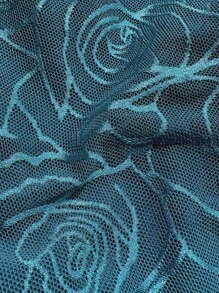 Swim Mod 1 szt. Damski materiał teksturowany Halter Neck Bikini Top na letnią plażę