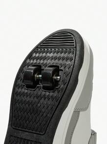 JNSQ Modische, vielseitige 4-Rad Lässig Abnehmbarer Ultraleicht Rollenschuh für Kinder, ideal für die Schulanfang