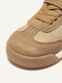 Toddler Retro Casual Sneakers, Soft Sole, Warm Lining, Thick Sole, Autumn Winter