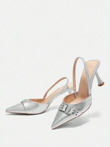 Cuccoo CUCCOO GRLICON Women's Y2K Punk Style High Heel Pumps, Suitable For Motorcycle, Cool Girl, Halloween, Christmas, Party Outfits