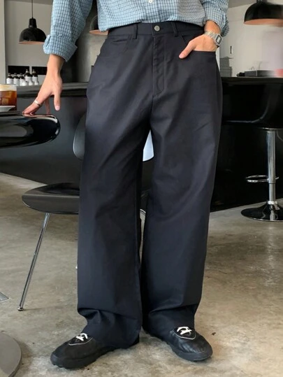 DAZY 男士休闲纯色西装裤，百搭日常穿着